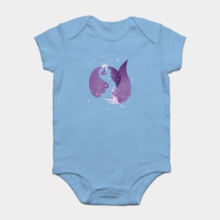 Mermay amethyst Baby Bodysuit